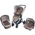 Carucior 3 in 1 Kidscare Navarra maro
