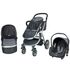 Carucior 3 in 1 Kidscare Veneto gri, Culoare: Gri  - ExclusivMAG.ro Carucior 3 in 1 Kidscare Veneto gri, Culoare: Gri