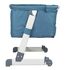 Patut co-sleeper 2 in 1 Together Turquoise Blue BabyGo, Culoare: Albastru, Dimensiuni: 95x65,poza 4
