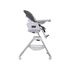 Scaun de masa Joie Mimzy Spin 3 in 1 Geometric Mountains, Culoare: Gri,poza 2