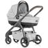 Carucior Chipolino Aura 3 in 1 smoked pearl linen melange - poza 2 - ExclusivMAG.ro