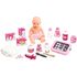 Set cadita si accesorii pentru papusi Smoby Baby Nurse Nursery roz - poza 2 - ExclusivMAG.ro
