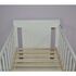 Patut copii din lemn Hubners Mira 120x60 cm alb cu sertar,poza 5