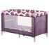 Patut pliabil Chipolino Capri Flowers, Culoare: Mov