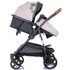 Carucior gemeni Chipolino Duo Smart beige graphite linen, Culoare: Roz - poza 15 - ExclusivMAG.ro