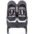 Carucior gemeni Chipolino Duo Smart graphite linen, Culoare: Gri/Negru - poza 13 - ExclusivMAG.ro