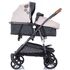 Carucior gemeni Chipolino Duo Smart beige graphite linen, Culoare: Roz - poza 16 - ExclusivMAG.ro