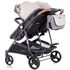Carucior gemeni Chipolino Duo Smart beige graphite linen, Culoare: Roz - poza 9 - ExclusivMAG.ro