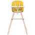 Scaun de masa Chipolino Woody yellow, Culoare: Galben,poza 4