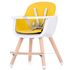 Scaun de masa Chipolino Woody yellow, Culoare: Galben,poza 6