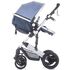 Carucior 3 in 1 Chipolino Terra blue linen,poza 4