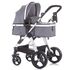 Carucior 3 in 1 Chipolino Havana graphite, Culoare: Gri,poza 12