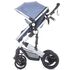 Carucior 3 in 1 Chipolino Terra blue linen,poza 3