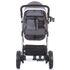 Carucior 3 in 1 Chipolino Havana graphite, Culoare: Gri,poza 9