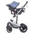 Carucior 3 in 1 Chipolino Terra blue linen,poza 13