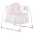 Patut si leagan electric Chipolino Rock-a-bye pink, Culoare: Roz