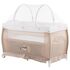 Patut pliabil Chipolino Bella caramel, Culoare: Crem, Dimensiuni: 120x60  - ExclusivMAG.ro