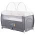 Patut pliabil Chipolino Bella ash, Culoare: Gri, Dimensiuni: 120x60