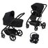 Carucior Cybex Balios S Lux 3 in 1 Cadru Negru, Culoare: Multicolor,poza 2