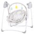 Leagan electric si balansoar Chipolino Paradise grey little stars, Culoare: Gri