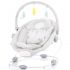 Leagan electric si balansoar Chipolino Paradise grey little stars, Culoare: Gri,poza 2