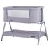 Patut Co-Sleeper Chipolino Sweet Dreams grey, Culoare: Gri