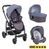 Carucior Evo 3 in 1 Mineral Graco, Culoare: Blue  - ExclusivMAG.ro