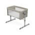 Patut Pliant 2 in 1 Joie Roomie Glide Almond, Culoare: Crem