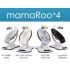 Fotoliu Balansoar Bebelusi 4MOMS MamaRoo 4.0 Plush Silver, Culoare: Gri deschis,poza 6