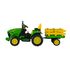 Tractor Peg Perego JD Ground Force w/trailer,poza 2  - ExclusivMAG.ro Tractor Peg Perego JD Ground Force w/trailer,poza 2