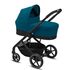 Carucior Cybex Balios S Lux 3 in 1 Cadru Negru, River Blue, Culoare: Turcoaz,poza 2