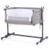 Patut Co-Sleeper Chipolino Close To Me graphite stars, Culoare: Gri deschis,poza 3