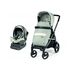 Carucior 2 in 1 Peg Perego Book 51 S Titania, Luxe Pure, 0 - 22 kg, Culoare: Gri deschis