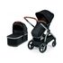 Carucior Ypsi, Peg Perego, Combo, Ebony, Culoare: Negru