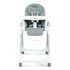 Scaun De Masa 2 in 1 Peg Perego, Prima Pappa Zero Follow Me, WonderGrey, 0 - 15 Kg, Culoare: Alb/Gri,poza 2