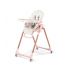 Scaun de masa Prima Pappa Zero, Peg Perego, Follow Me Mon Amour, Culoare: Roz
