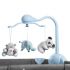 Patut pliant Kinderkraft Joy cu accesorii Blue, Culoare: Blue,poza 13