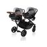 Carucior pentru gemeni 3 in 1 MyKids Twin Quick 15 Anthtacite, Culoare: Negru - poza 3 - ExclusivMAG.ro