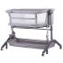 Patut Co-Sleeper Chipolino Amore Mio Asphalt, Culoare: Gri