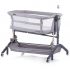 Patut Co-Sleeper Chipolino Amore Mio Asphalt, Culoare: Gri,poza 4