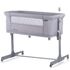 Patut Co-Sleeper si Tarc Chipolino Mommy'n Me Gray Clouds, Culoare: Gri deschis - poza 7 - ExclusivMAG.ro