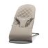 Balansoar BabyBjorn Bliss Sand Grey, Bumbac cu bara de jucarii, Culoare: Crem