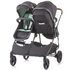 Carucior gemeni Chipolino Duo Smart 2 in 1 Mint, Culoare: Verde,poza 11