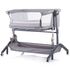 Patut Co-Sleeper Chipolino Amore Mio Asphalt, Culoare: Gri,poza 3