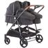 Carucior gemeni Chipolino Duo Smart 2 in 1 Mist, Culoare: Gri - poza 3 - ExclusivMAG.ro