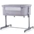 Patut Co-Sleeper si Tarc Chipolino Mommy'n Me Gray Clouds, Culoare: Gri deschis - poza 4 - ExclusivMAG.ro