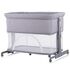Patut Co-Sleeper si Tarc Chipolino Mommy'n Me Gray Clouds, Culoare: Gri deschis - poza 3 - ExclusivMAG.ro