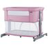 Patut Co-Sleeper si Tarc Chipolino Mommy'n Me Pink, Culoare: Roz  - ExclusivMAG.ro
