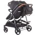 Carucior gemeni Chipolino Duo Smart 2 in 1 Mist, Culoare: Gri - poza 10 - ExclusivMAG.ro