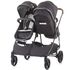 Carucior gemeni Chipolino Duo Smart 2 in 1 Mist, Culoare: Gri - poza 11 - ExclusivMAG.ro